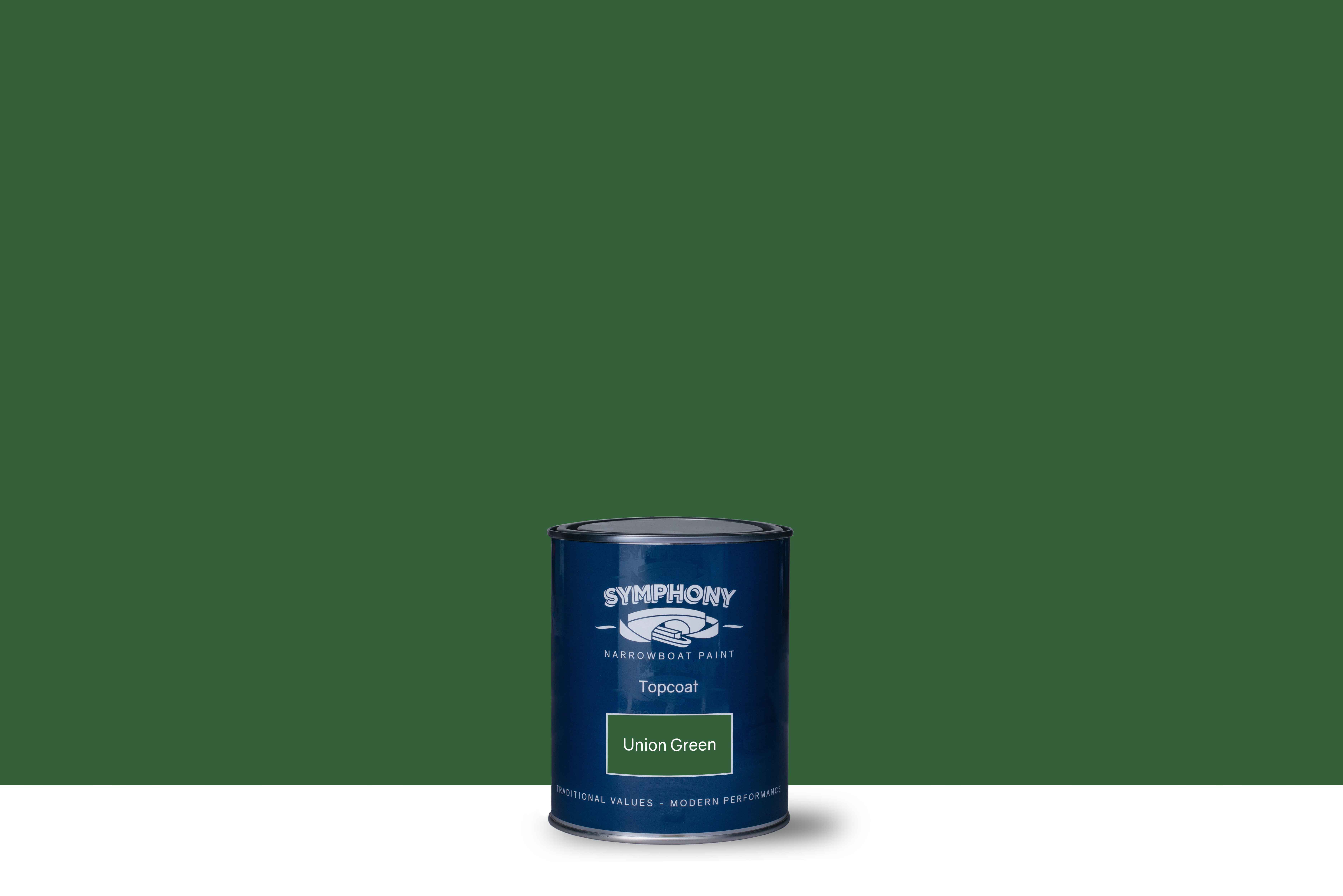 GLOSS UNION GREEN Symphony Narrowboat Paint